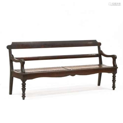 Southern Walnut Late Classical Settee