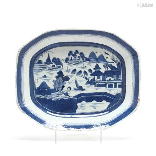 Antique Chinese Canton Platter
