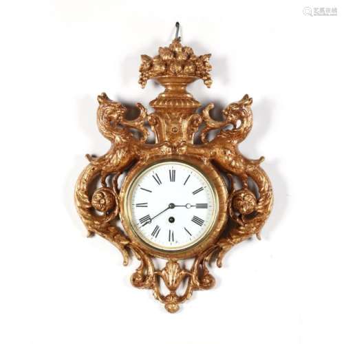 Japy Freres, Neoclassical Style Wall Clock