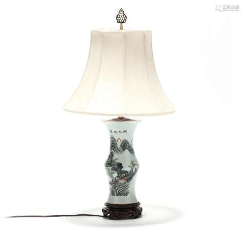 Antique Chinese Porcelain Table Lamp