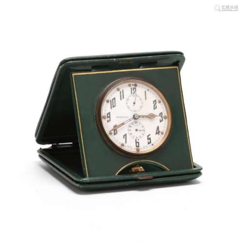 Tiffany & Co., Art Deco Traveling Alarm Clock