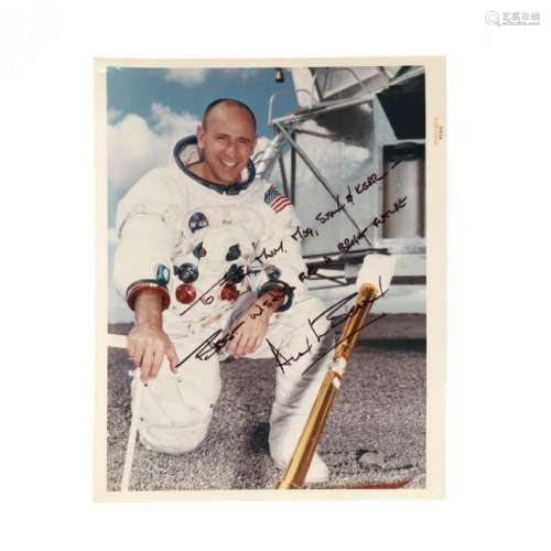 Apollo XII Astronaut Alan Bean Inscribed and Signed