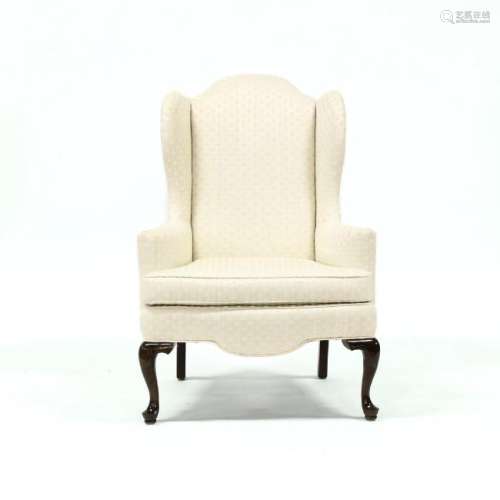 Ethan Allen, Queen Anne Style Wing Back Chair