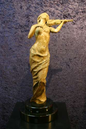 TUAN, Muse, Limited Edition Bronze Sculpture, Baring