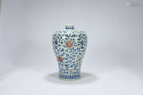 Chinese blue and white and underglaze red porcelain