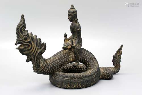 Cambodian metal figure.