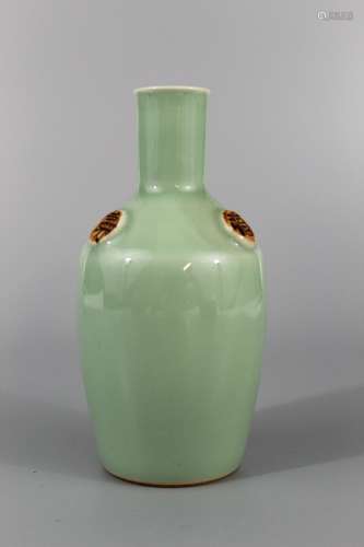 Chinese Longquan celadon porcelain vase, possibly Song