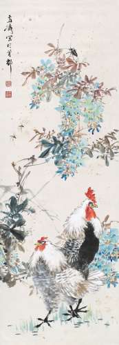 王雪涛（1903～1982） 大吉图 立轴 设色纸本