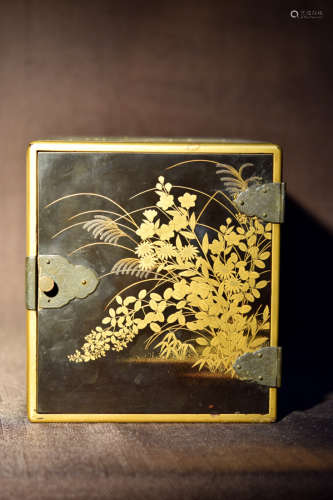 Japanese Lacquer Cabinet with Zodiac