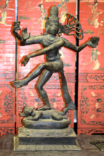 Antique Indian Bronze Shiva
