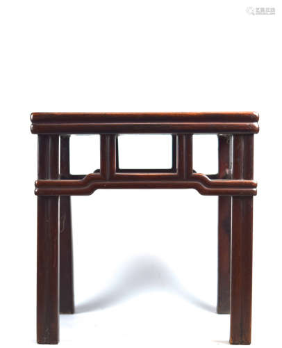 Chinese Square Rosewood Censer Stand