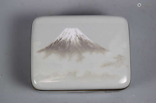 Japanese Wireless Cloisonne Box with Mt.Fuji - Sosuke