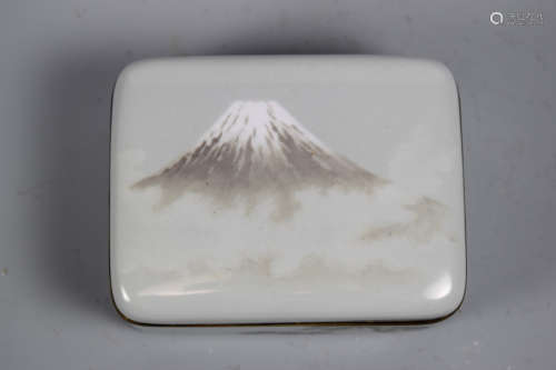 Japanese Wireless Cloisonne Box with Mt.Fuji - Sosuke