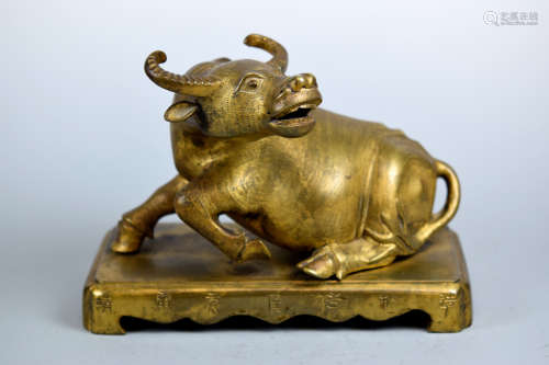 Chinese Bronze Ox