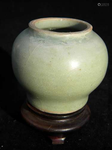 Antique Chinese Song Dynasty Celadon Pot