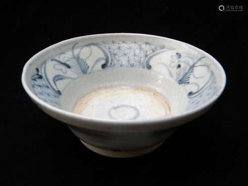 Antique Chinese Blue and White Bowl