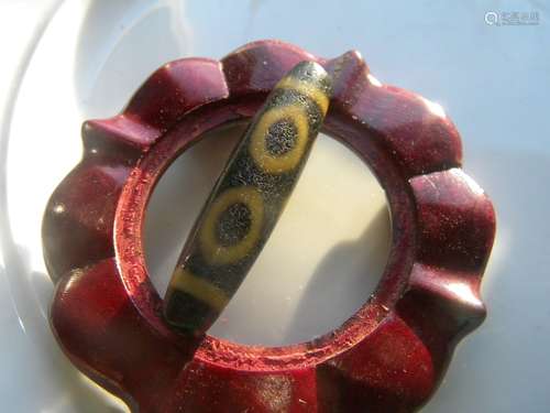 Antique Tibet Dzi Bead