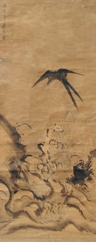 高其佩（1672～1734） 花鸟 立轴 水墨纸本