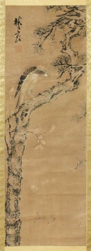 林良（1436～1487） 松鹰 立轴 水墨纸本