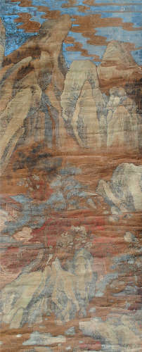赵千里（1127～1162） 青绿山水 立轴 设色绢本