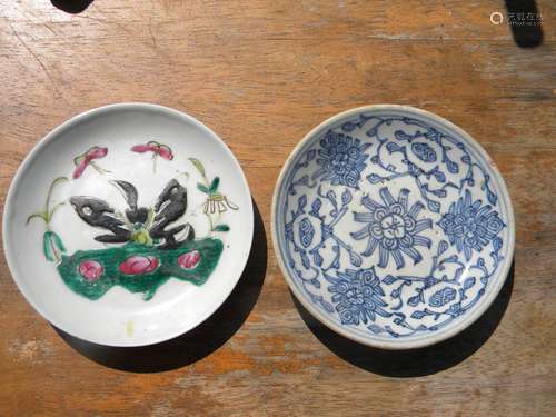 Two Antique Chinese Plates