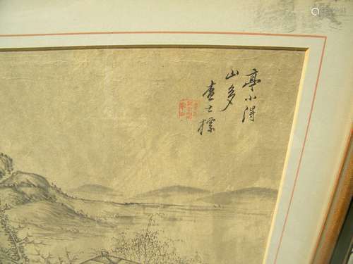 Antique Chinese Painting by Zha Shi Biao