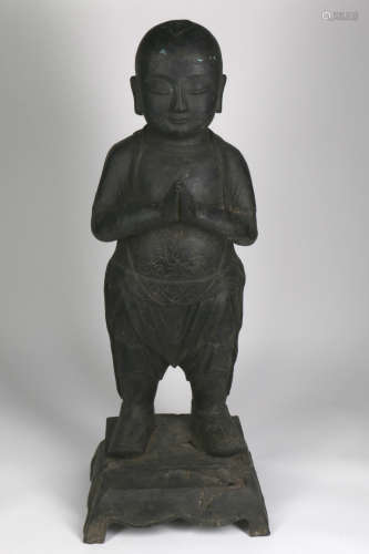 A Chinese Bronze Figure of Boy
