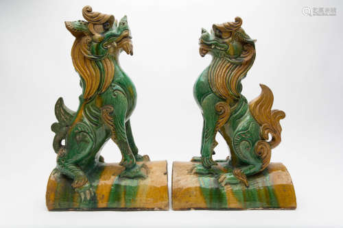 A Pair of Chinese Porcelain Decoration