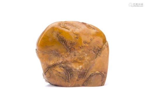 A Chinese Carved Soap Stone Seal