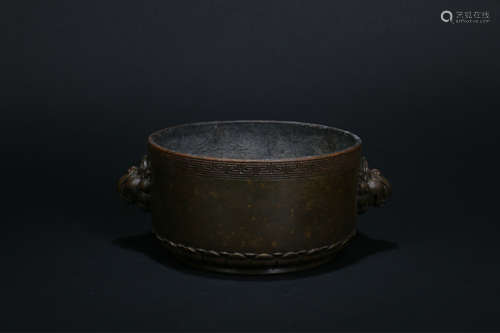 A Chinese Bronze Incense Burner