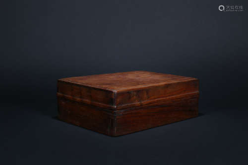 A Chinese Wood Box with Cover