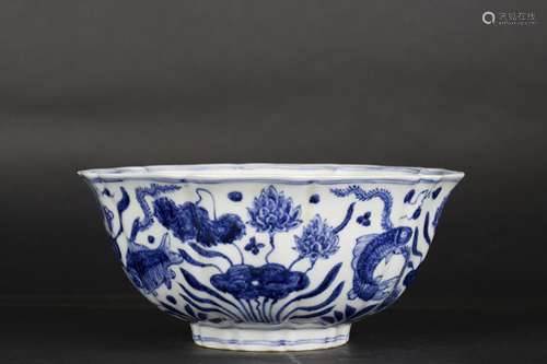 A Chinese Blue and White Porcelain Bowl