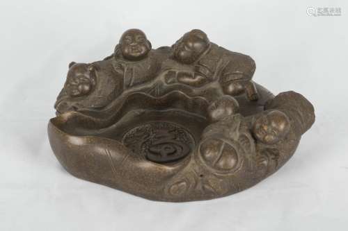 A Chinese Carved Ashtray