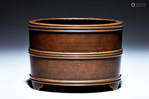 BRONZE TRIPOD CENSER