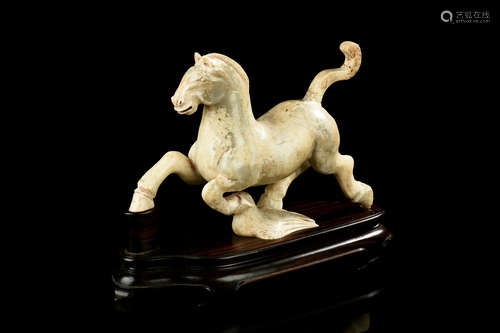 JADE CARVED 'HORSE' FIGURE