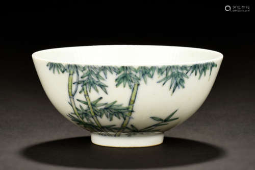 DOUCAI 'BAMBOO' BOWL