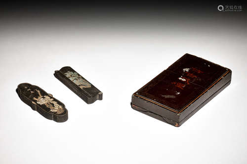 SET OF TWO INKSTONE STICKS