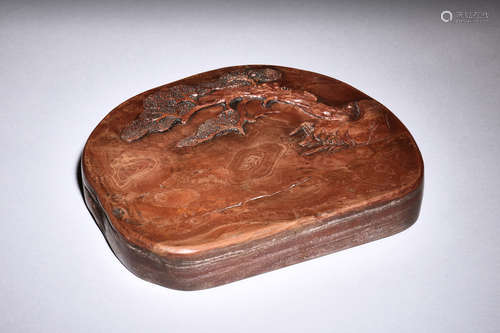 CARVED HONGSI INK STONE