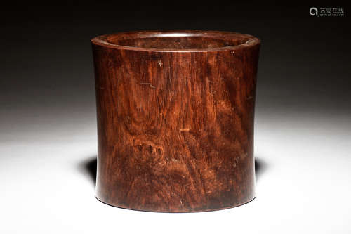 HUANGHUALI WOOD BRUSH POT