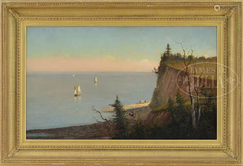 MARSHALL JOHNSON, JR. (American, 1850-1921) “OFF MOUNT DESERT, MAINE”.