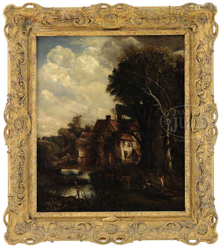 MANNER OF JOHN CONSTABLE (English, 1776-1837) VALLEY FARM.