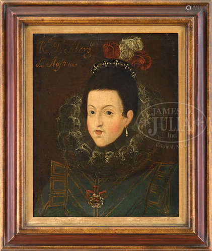 EUROPEAN SCHOOL (17/18th century) PORTRAIT OF MARGARET OF AUSTRIA, QUEEN OF SPAIN AND DUCHESS OF SAVOY.