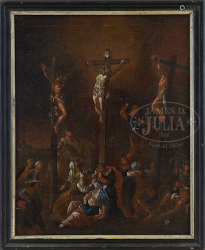 OLD MASTER (17/18th century) CRUCIFIXION.