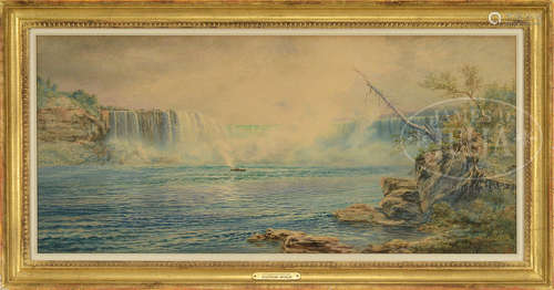 PETER ROOS (American, 1850-1920) “NIAGARA FALLS”.