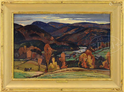 WILLIAM LESTER STEVENS (American, 1888-1969) VERMONT HILLS.