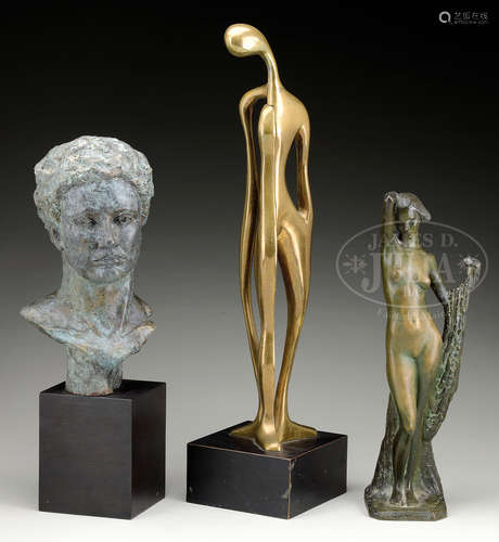 THREE SCULPTURES.