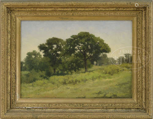 AMERICAN SCHOOL (19th century) SUMMER LANDSCAPE.