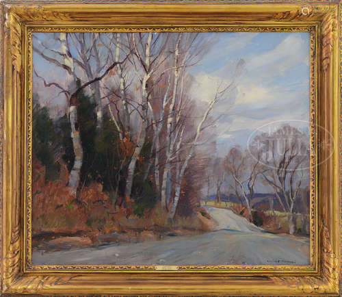 EMILE ALBERT GRUPPE (American, 1869-1978) “VERMONT ROAD”.