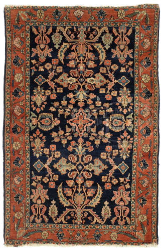 SEMI-ANTIQUE SAROUK RUG, CENTRAL PERSIA.