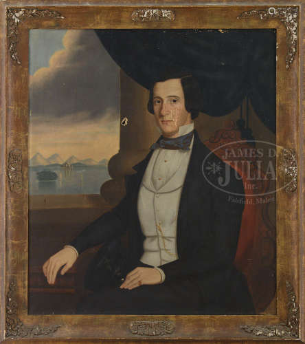 SAMUEL SEYMOUR (American, Circa 1792-1822) PORTRAIT OF A SEA CAPTAIN.